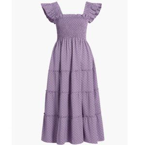 Hill House Home Ellie Nap Dress Floral Jacquard NWT